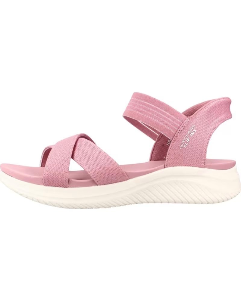 SKECHERS Sandalias Slip-Ins Ultra Flex 3 0 Rose Webbing-Gore en rosa para unisex MUJER
