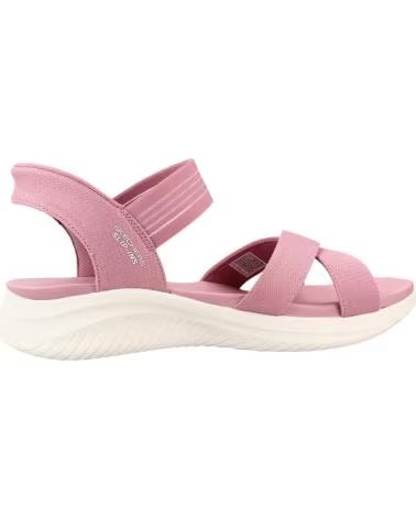 SKECHERS Sandalias Slip-Ins Ultra Flex 3 0 Rose Webbing-Gore en rosa para unisex MUJER