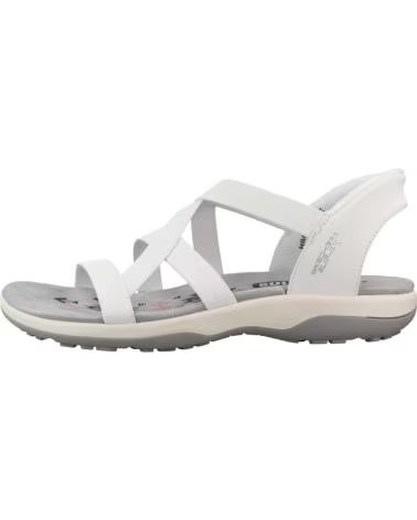 SKECHERS Sandalias 163460-Wht en blanco para mujer BLANCO