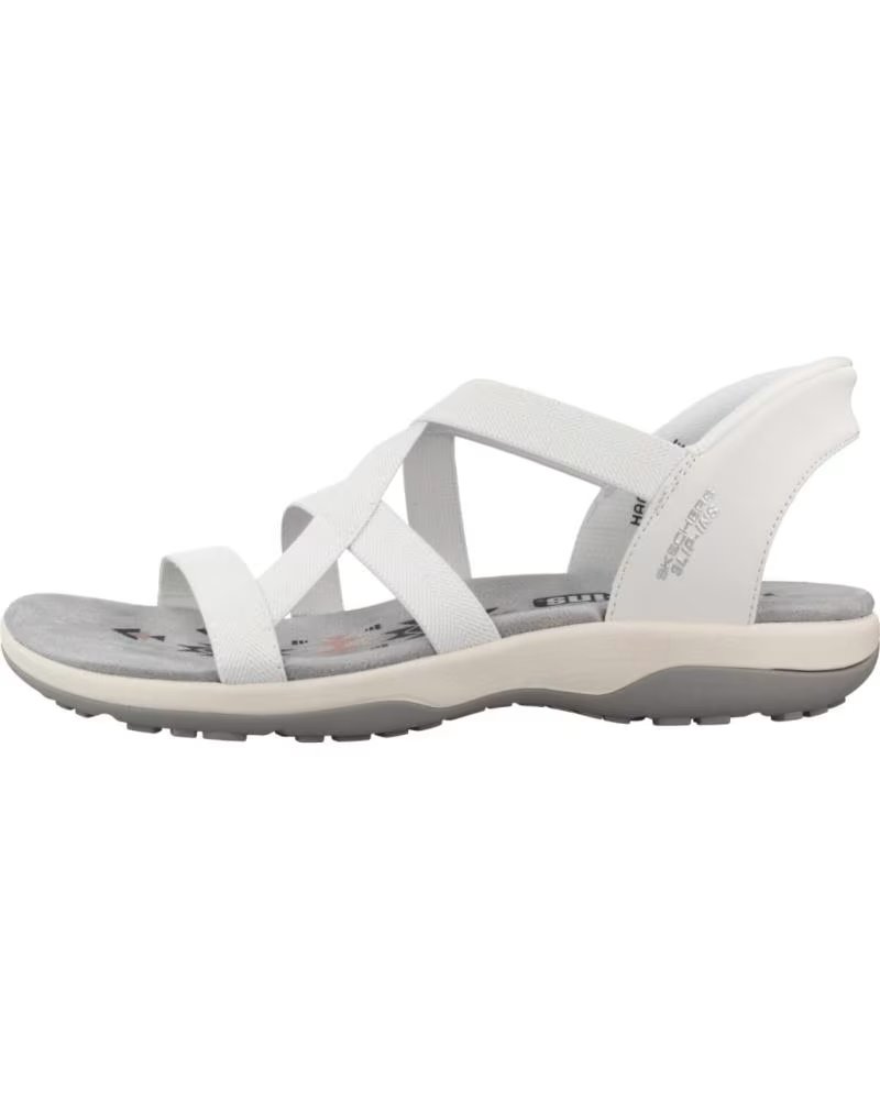 SKECHERS Sandalias 163460-Wht en blanco para mujer BLANCO