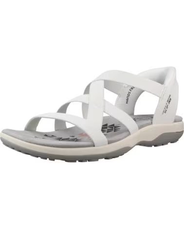 SKECHERS Sandalias 163460-Wht en blanco para mujer BLANCO