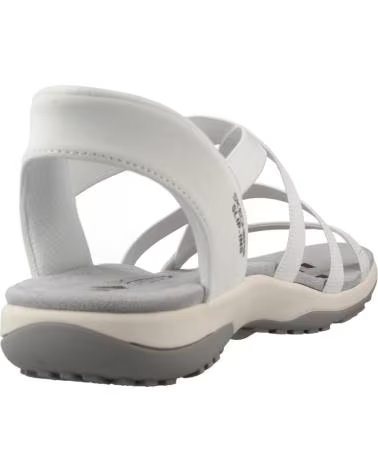 SKECHERS Sandalias 163460-Wht en blanco para mujer BLANCO