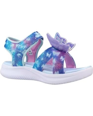 SKECHERS SANDALES FILLE 303109L BLEU BLMT