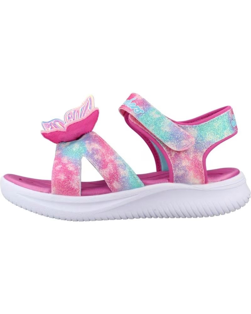 SKECHERS SANDALIAS 303109L-PKMT EN ROSA PARA NINOS UNISEX PINK SPARKLE SYNTHETIC-MULTI TRIM