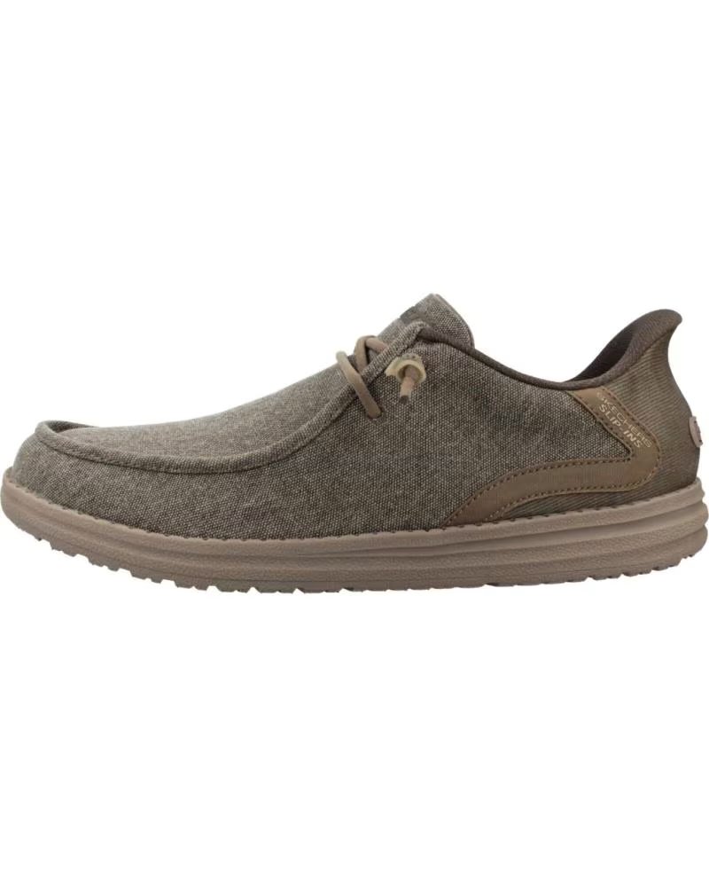 SKECHERS MELSON-CORONADO 210959-KHK CANVAS SNEAKER HERREN VERDE