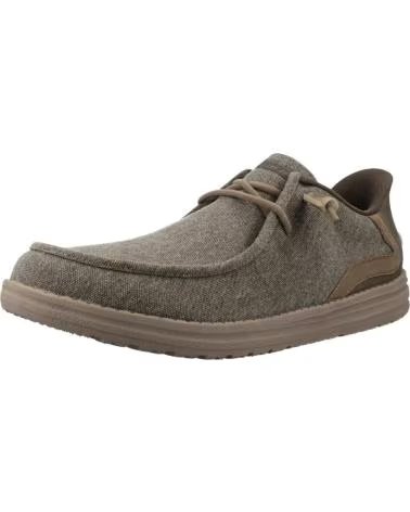 SKECHERS MELSON-CORONADO 210959-KHK CANVAS SNEAKER HERREN VERDE