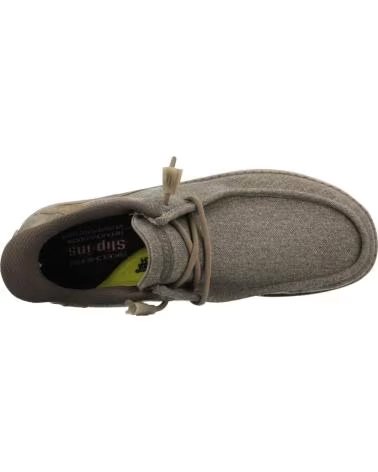 SKECHERS MELSON-CORONADO 210959-KHK CANVAS SNEAKER HERREN VERDE