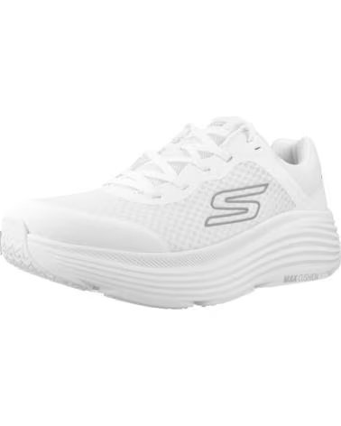 SKECHERS ZAPATILLAS DE RUNNING 220613-WHT EN BLANCO PARA HOMBRE WHITE SYNTHETIC-TEXTILE