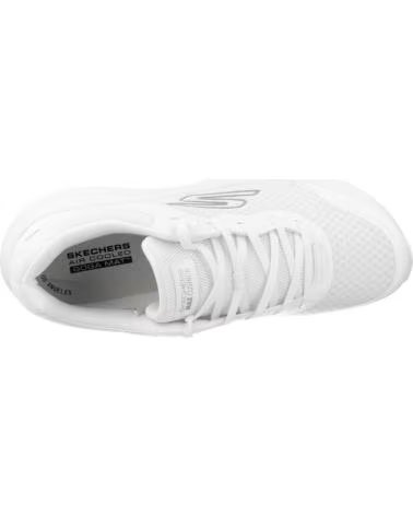 SKECHERS ZAPATILLAS DE RUNNING 220613-WHT EN BLANCO PARA HOMBRE WHITE SYNTHETIC-TEXTILE