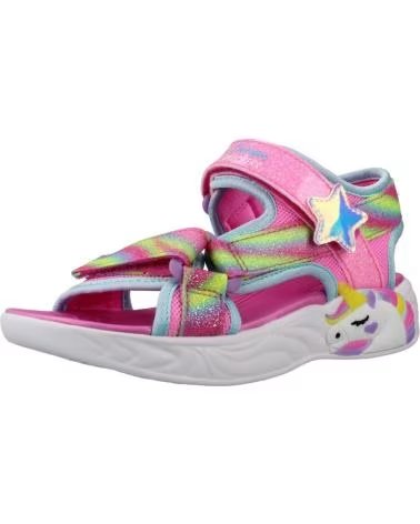 SKECHERS SANDALES DREAMY UNICORNS COULEUR ROSE POUR FILLE PKMT