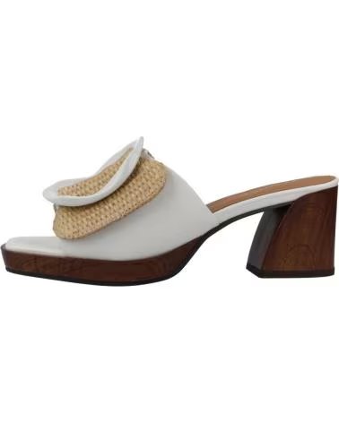 SANDALIAS NOA HARMON 09738 CON TACÓN EFECTO MADERA VARIOS COLORES