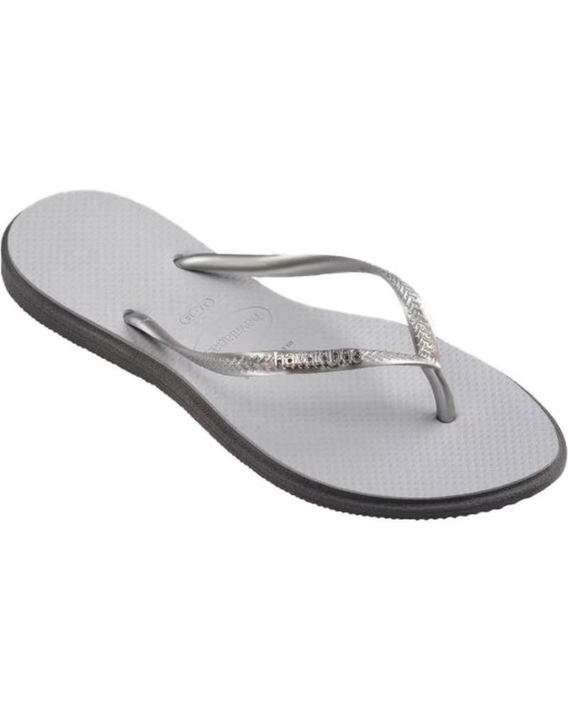 HAVAIANAS CHANCLAS MUJER MODELO SLIM POINT COLOR GRIS 5178STLGRY