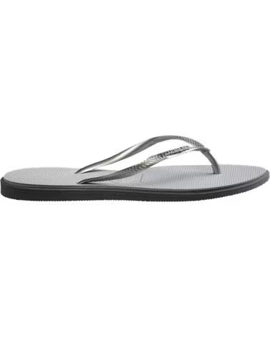 HAVAIANAS CHANCLAS MUJER MODELO SLIM POINT COLOR GRIS 5178STLGRY