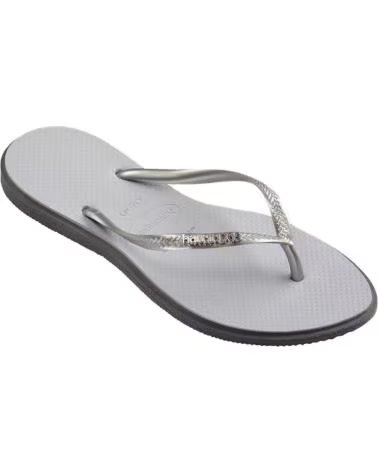 HAVAIANAS CHANCLAS MUJER MODELO SLIM POINT COLOR GRIS 5178STLGRY