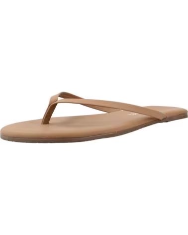 TKEES SANDALIAS MUJER MODELO SANDALIA PLANA COLOR MARRON CLARO BCH BCHBUM