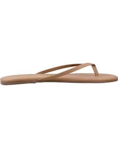 TKEES SANDALIAS MUJER MODELO SANDALIA PLANA COLOR MARRON CLARO BCH BCHBUM