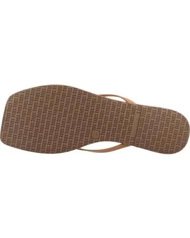TKEES SANDALIAS MUJER MODELO TKESQUARE TOE COLOR MARRON CLARO ANAT ANATUR