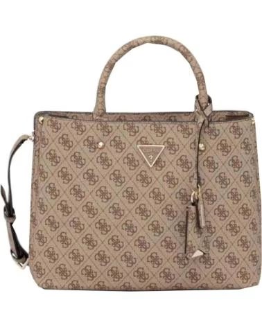 GUESS BOLSOS MUJER MODELO MERIDIAN II GIRLFRIEND COLOR MARRON CLAR LTL