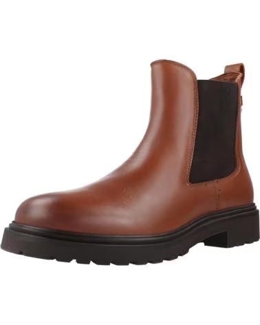 TOMMY HILFIGER TH LEATHER CLEATED CHELSEA STIEFEL BRAUN GPA