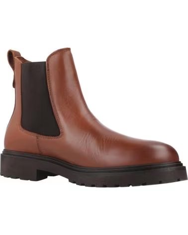 TOMMY HILFIGER TH LEATHER CLEATED CHELSEA STIEFEL BRAUN GPA