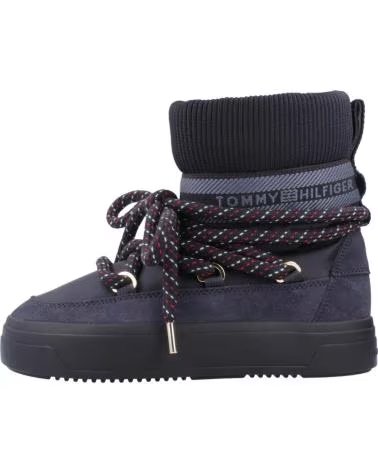 TOMMY HILFIGER BOTAS MUJER MODELO TOMMYTECH RWB SNOWBOOT WARM COLOR AZUL DW DW6