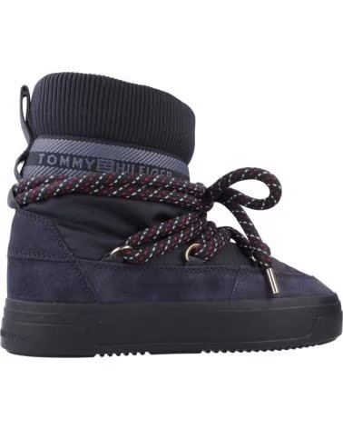 TOMMY HILFIGER BOTAS MUJER MODELO TOMMYTECH RWB SNOWBOOT WARM COLOR AZUL DW DW6