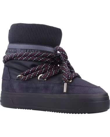 TOMMY HILFIGER BOTAS MUJER MODELO TOMMYTECH RWB SNOWBOOT WARM COLOR AZUL DW DW6
