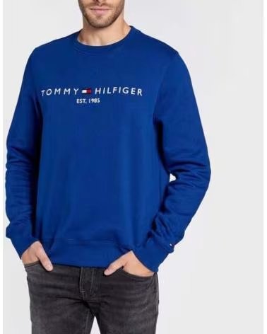 TOMMY HILFIGER SUDADERAS HOMBRE MODELO TOMMY LOGO SWEATSHIRT COLOR AZUL C4U