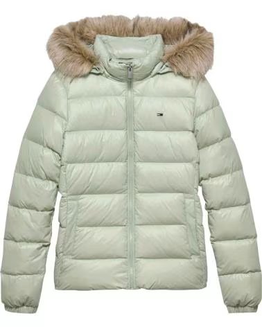 TOMMY JEANS CAZADORA DW0DW18312 CON CAPUCHA BASIC HOODED DOWN M1C