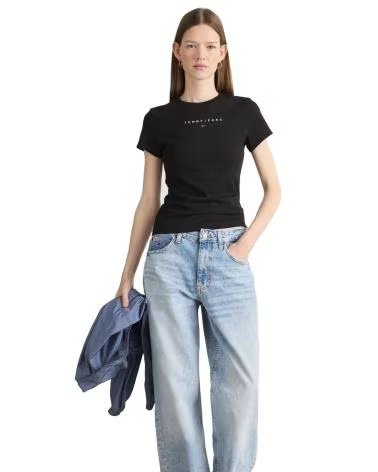 CAMISETA TOMMY JEANS DW0DW21550 MUJER BDS MANGA CORTA