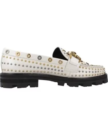 KURT GEIGER LONDON MOCASINES MUJER MODELO MANSION STUD LOAFER COLOR BLANCO OPNW OPNWHT