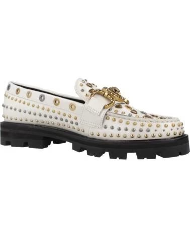 KURT GEIGER LONDON MOCASINES MUJER MODELO MANSION STUD LOAFER COLOR BLANCO OPNW OPNWHT