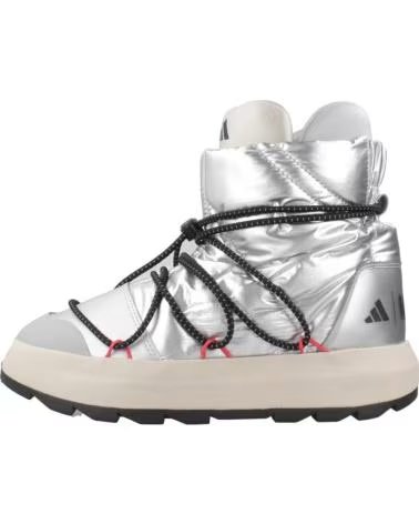 ADIDAS STIVALETTI X MOONBOOT ARGENTO SILVER