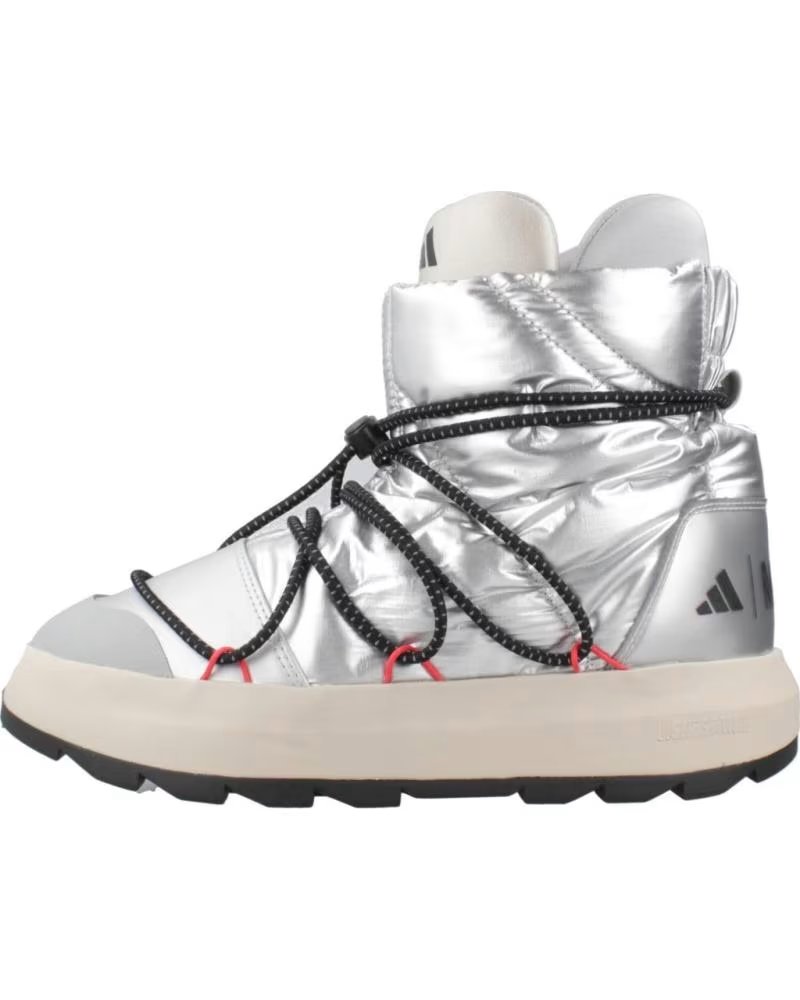 ADIDAS STIVALETTI X MOONBOOT ARGENTO SILVER