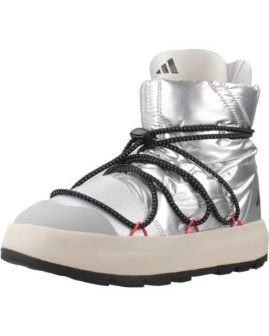 ADIDAS STIVALETTI X MOONBOOT ARGENTO SILVER