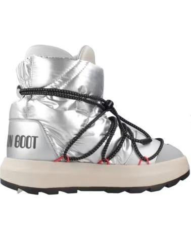 ADIDAS STIVALETTI X MOONBOOT ARGENTO SILVER