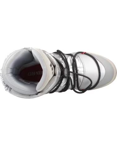 ADIDAS STIVALETTI X MOONBOOT ARGENTO SILVER