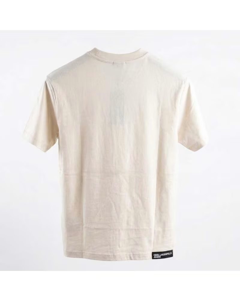 KARL LAGERFELD CAMISETAS HOMBRE JEANS MODELO KLJ REG SS ESSENTIAL TEE COLOR WHTGRY
