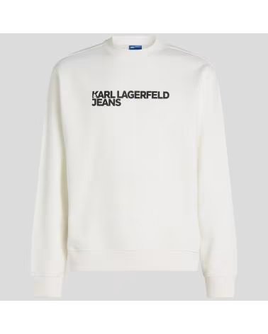 KARL LAGERFELD SUDADERAS HOMBRE JEANS MODELO KLJ REG ESSENTIAL LOGO SWE COL WHITE