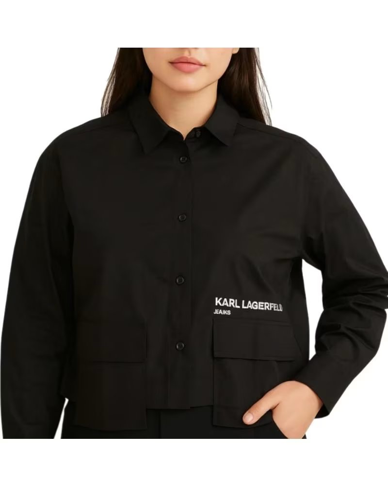 KARL LAGERFELD CAMISAS MUJER JEANS MODELO 168246 COLOR NEGRO BLACK