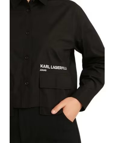 KARL LAGERFELD CAMISAS MUJER JEANS MODELO 168246 COLOR NEGRO BLACK