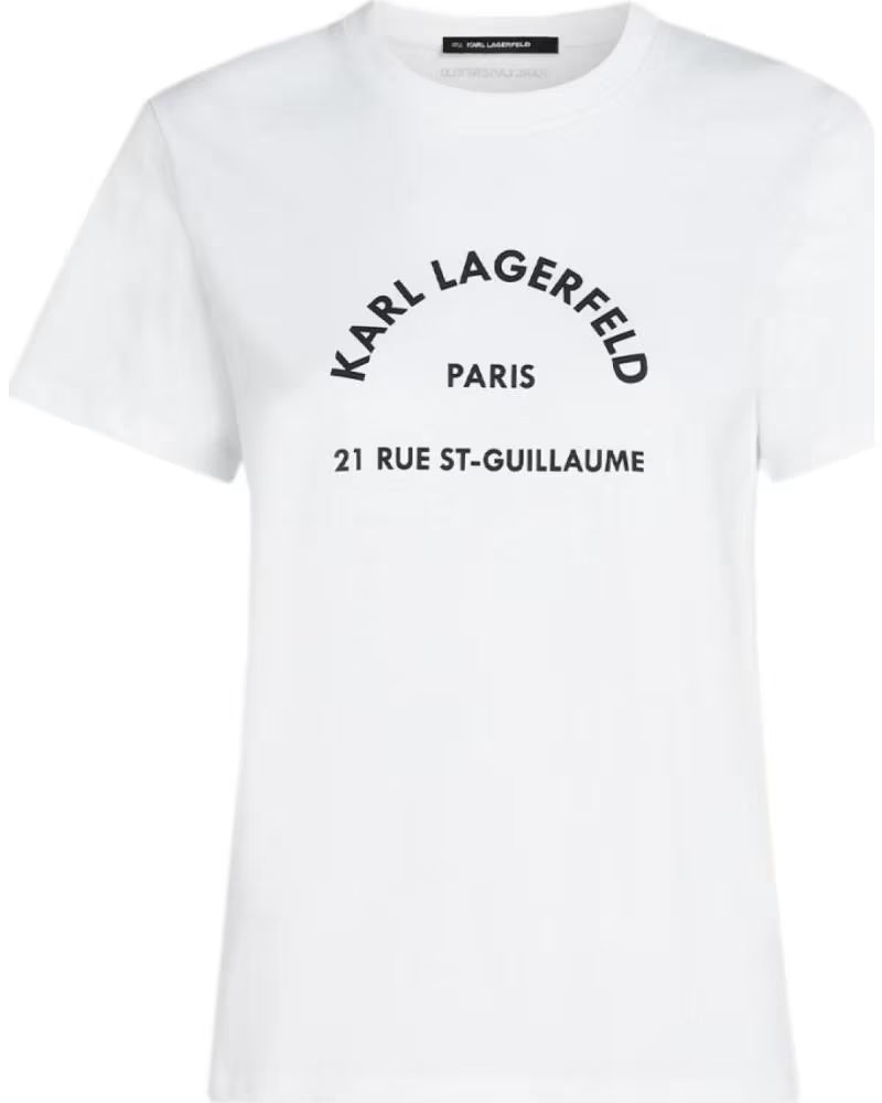 KARL LAGERFELD CAMISETAS MUJER JEANS MODELO RSG T-SHIRT COLOR BLANCO WHITE
