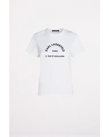 KARL LAGERFELD CAMISETAS MUJER JEANS MODELO RSG T-SHIRT COLOR BLANCO WHITE
