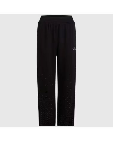 KARL LAGERFELD PANTALONES MUJER JEANS MODELO RHINESTONE RAIN SWEATPANT COLO BLACK