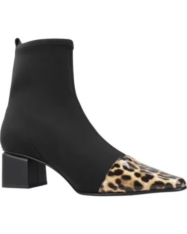 EZZIO BOTINES MUJER ARGENTA MODELO 55617D COLOR  NEGRO