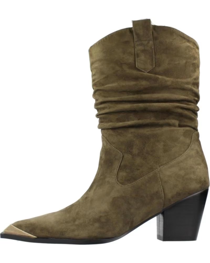 NOA HARMON BOTAS MUJER MODELO SUNSET COLOR VERDE KAKI