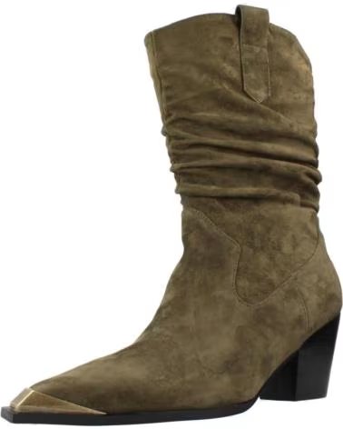 NOA HARMON BOTAS MUJER MODELO SUNSET COLOR VERDE KAKI