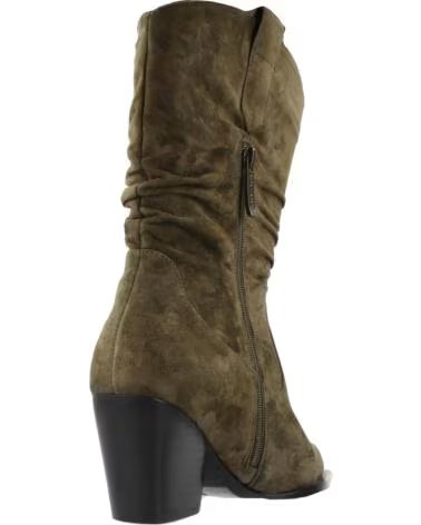 NOA HARMON BOTAS MUJER MODELO SUNSET COLOR VERDE KAKI
