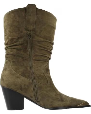 NOA HARMON BOTAS MUJER MODELO SUNSET COLOR VERDE KAKI