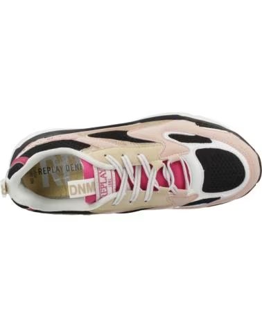 REPLAY ZAPATILLAS NINA MODELO CHRISTAL JR GIRL COLOR ROSA CRMBLK